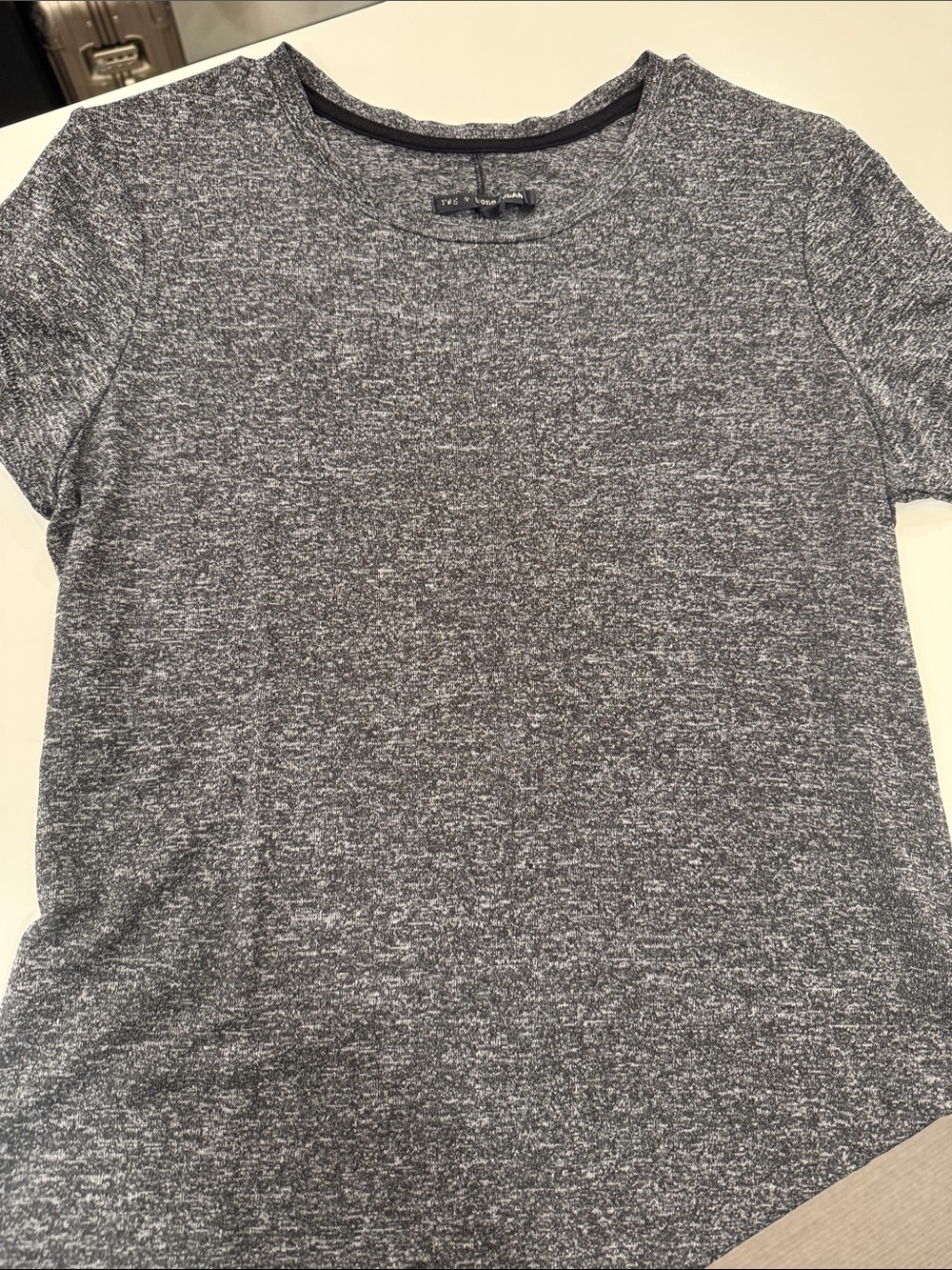 rag & bone Women’s Short Sleeve Heathered Gray Tee